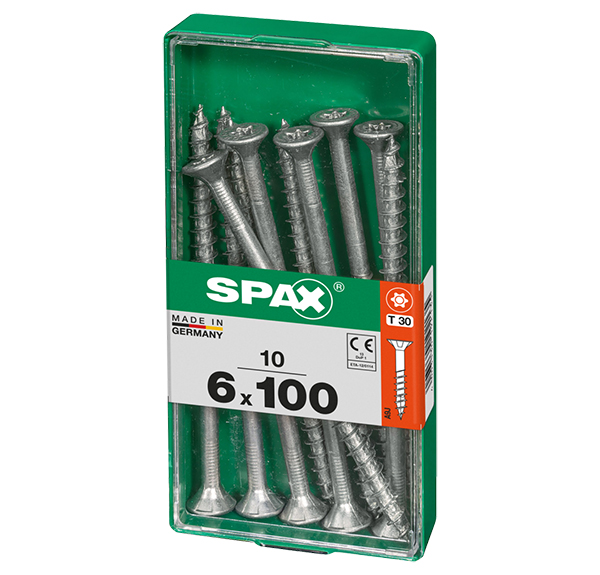TIRAFONDO CP TORX WIROX BL.10 UD SPAX T-STAR 6X100 MM