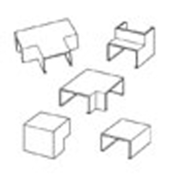 ENLACE REGLETA BLANCO 3430-2 INOFIX 21X11,5 MM