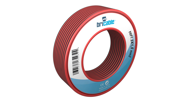 CABLE PARALELO AUDIO ROJO/NEGRO 10MT CR19972 FAMATEL 2X0,75 MM