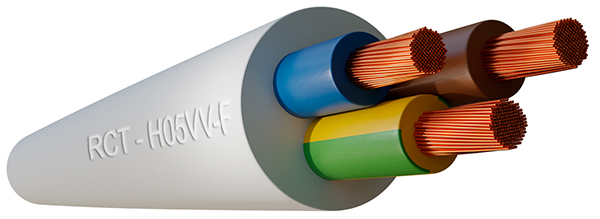 CABLE MANGUERA BCA. H05VV-F CPR R/100M 4202001065 RCT 2X1