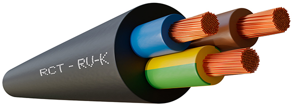 CABLE MANGUERA ARAFLEX NEGRA RV-K 0,6/1KV CPR R100 6204025015 RCT 4X2,5