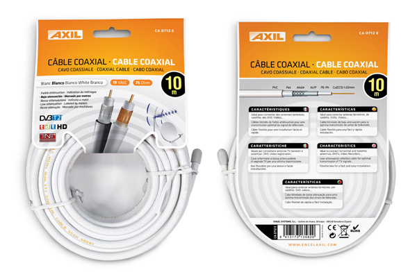 CABLE ANTENA COAXIAL 19 VATC CA0712E AXIL 10 M