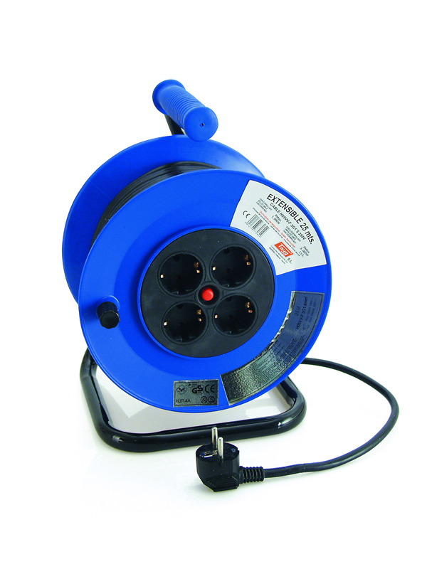 ENROLLACABLE 4T 3G1.5 250V-16A IP20 772603 TAYG 25 M