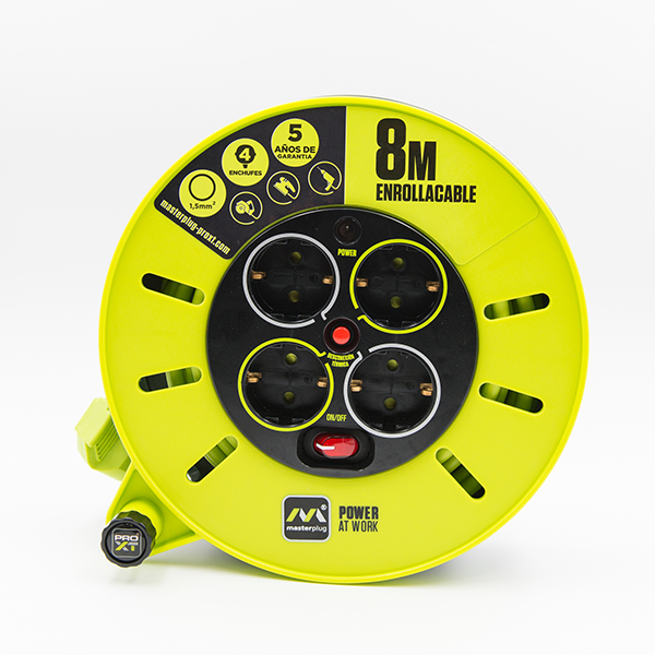 ENROLLACABLE CASSETE 3G1.5 IP20 PROXT CME08164SL-PX LUCECO 8 M