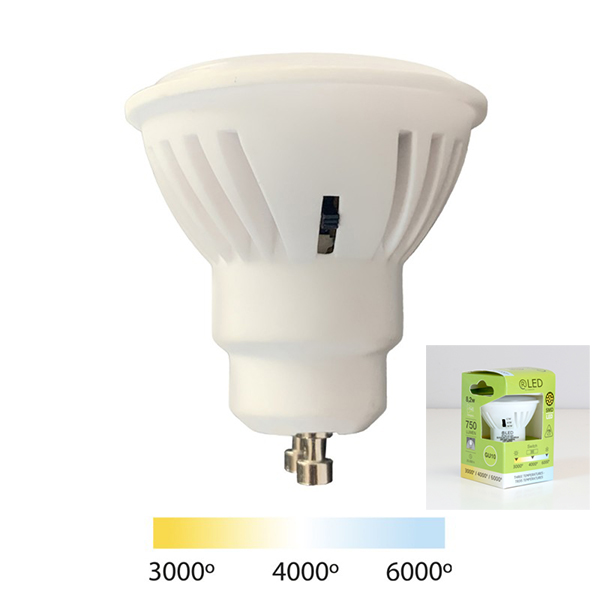 LAMPARA LED DICROICA GU10 750Lm LC-LF-LN TEMP 02-543-20-333 CRISTALRECORD 8.2W