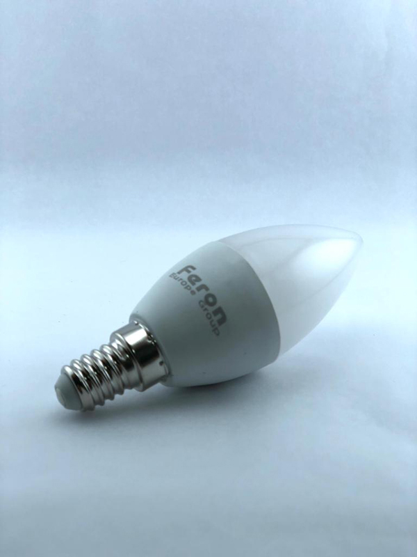 LAMPARA LED VELA E-14 LF 6400K 750LM 25477 FERON 7 W