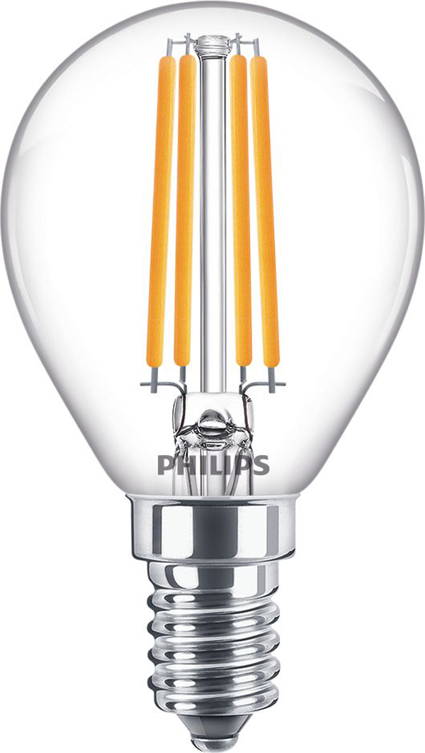 LAMPARA LED ESFERICA E14 LN 4000K 806LM TRANSP FIL 9,29002E+11 PHILIPS 6,5 W