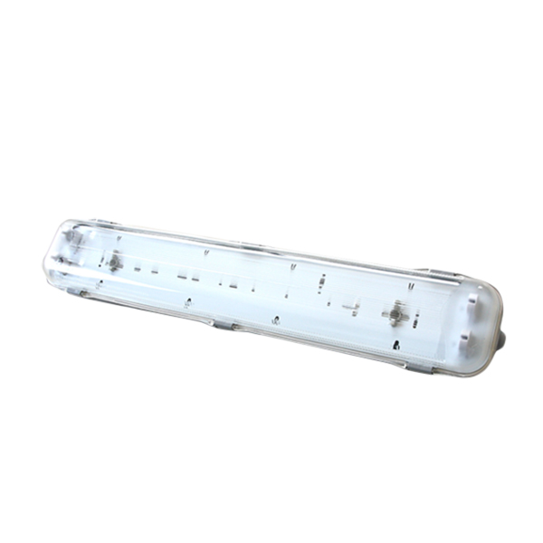 PANTALLA FLUOR ESTANCA LED 372060 SILVER 2X600 MM