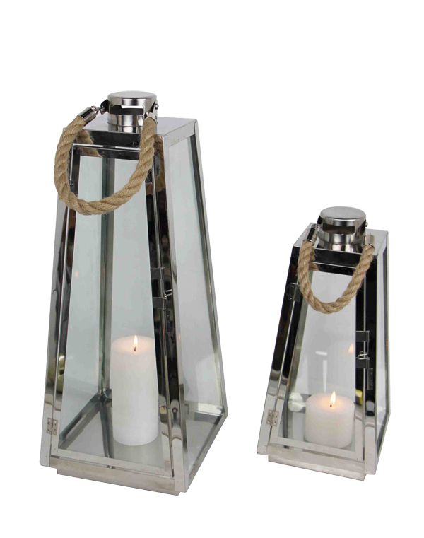 SET 2 FAROLILLOS INOX C2-0060 CZ 2