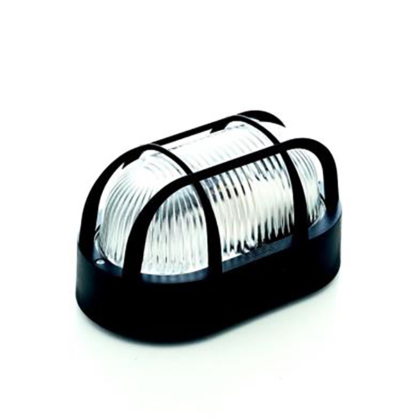 APLIQUE PARED OVAL NEGRO E27 4409G FAMATEL 60 W