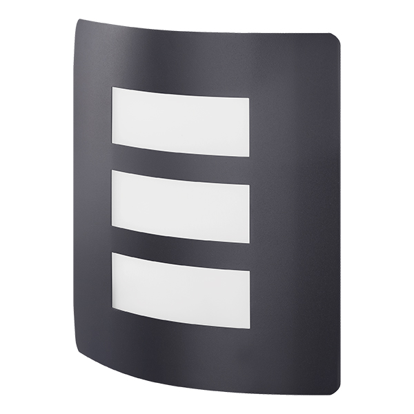 APLIQUE PARED NEGRO EXTERIOR 74017 EGLO 1X40 W