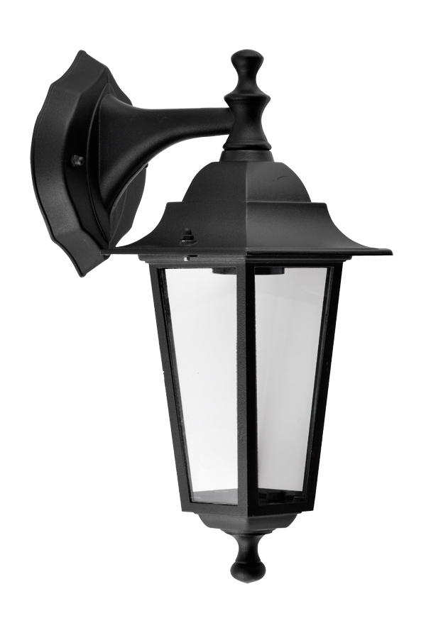 APLIQUE EXTERIOR DESCEN NEG ESTRECHO C2-0089 PROFER GREEN 60W E27