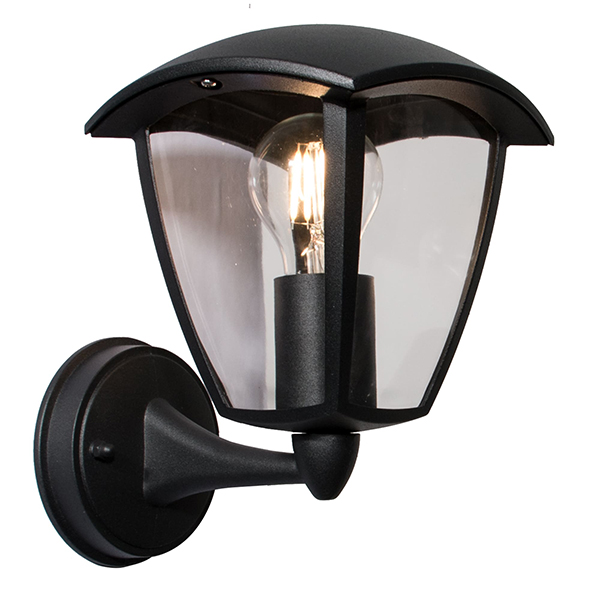 APLIQUE EXTERIOR ASCENDENTE NEGRO IP44 43-170-27-180 CRISTALRECORD 25 W