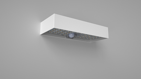 APLIQUE SOLAR EXT. SENSOR BLANCO LEXSBR80W30-01 LUCECO 800LM