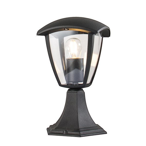 FAROL SOBREMURO EXTERIOR NEGRO 07-280-01-180 CRISTALRECORD 25 W