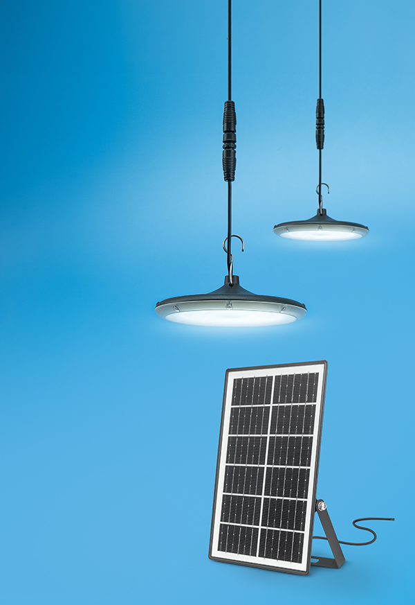 APLIQUE SOLAR GLORIA CON MANDO 401474G IMPREX 40K