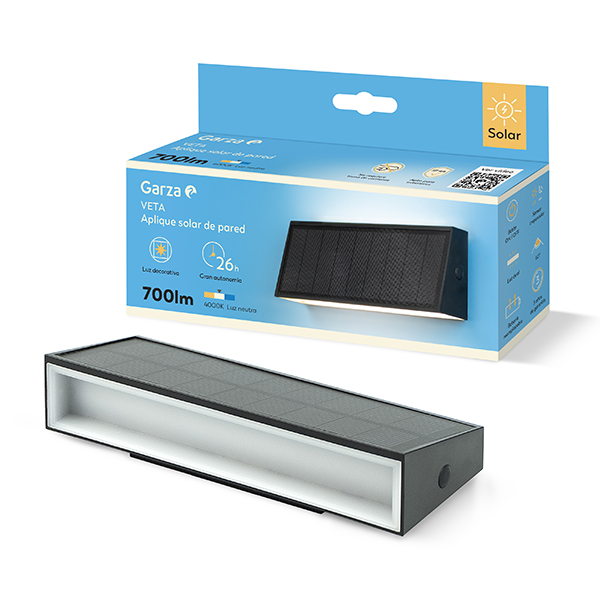 APLIQUE SOLAR VETA 700LM 401487C IMPREX 40K