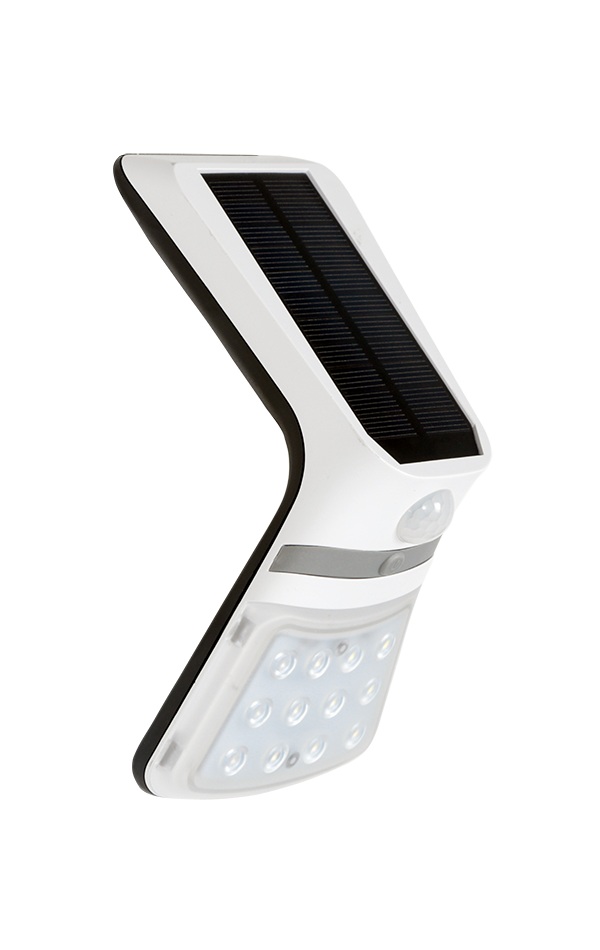APLIQUE PARED SOLAR GUARDIAN PIR IP65 BLANCO 220LM LEXSW22W40-01 LUCECO 1,5 W
