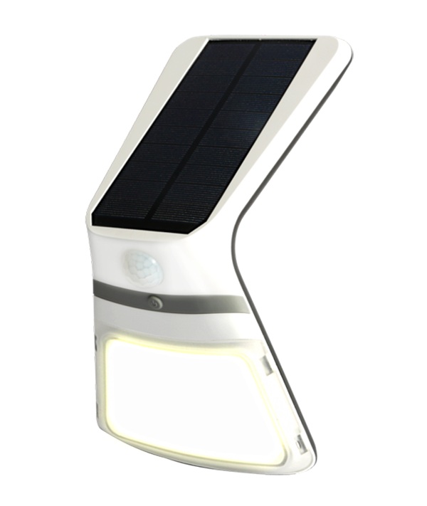 APLIQUE SOLAR GUARDIAN PIR IP65 BLANCO LEXSW43W40-1 LUCECO 3,5 W
