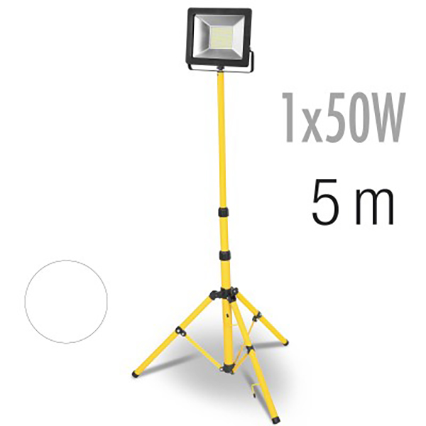 FOCO LED NEG IP65 TRIP 5M CABL 23813 MATEL 50 W