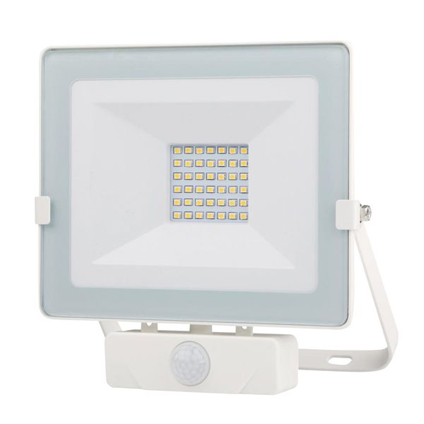 FOCO LED BLANCO IP65 C/SENSOR PT1684  30 W