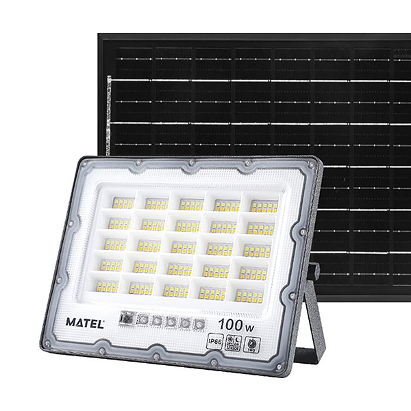 PROYECTOR LED SOLAR GRIS IP65 28851 MATEL 50 W