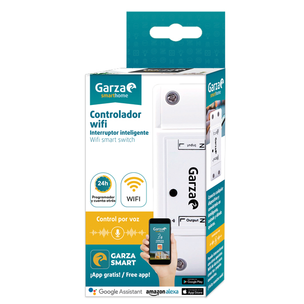 INTERRUPTOR CONTROLADOR WIFI 401261 GARZA 10:00 AM