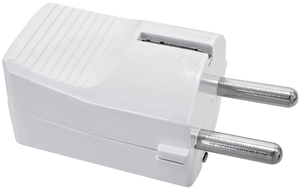 CLAVIJA BIPOLAR TT 16A BL PH1359 PROFER HOME 4,8 MM