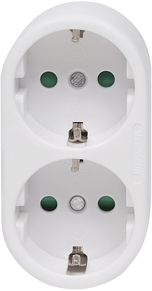 CLAVIJA ADAPTADOR DOB SCHUKO TT FRONT 16A BL PH1365 PROFER HOME 4,8 MM