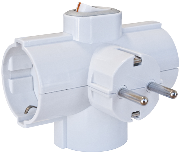 CLAVIJA ADAPTADOR TRIP SCHUKO TT LAT C/INTERRUP 16 PH1367 PROFER HOME 4,8 MM