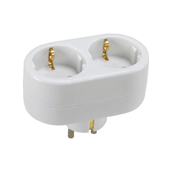 ADAPTADOR SCHUKO 2 TOMAS FRONT CL118604 SIMON 16 A