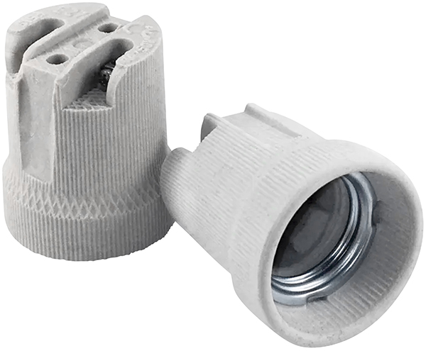 PORTALAMPARAS OBRA CERAMICO ROSCADO E27 PH1378 PROFER HOME 250 V