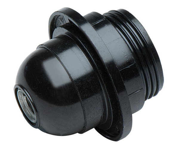 PORTALAMPARAS ROSCADO E27 NEG 166 FAMATEL -