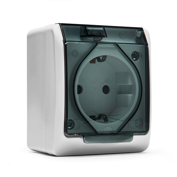 BASE ENCHUFE SUPERFICIE IP54 ESTANCO 5123 FAMATEL 16 A