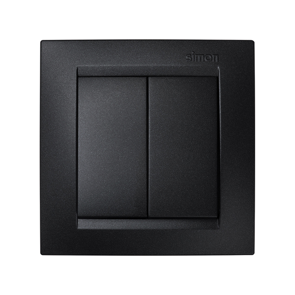 DOBLE CONMUTADOR GRAFITO F1590397038 SIMON -