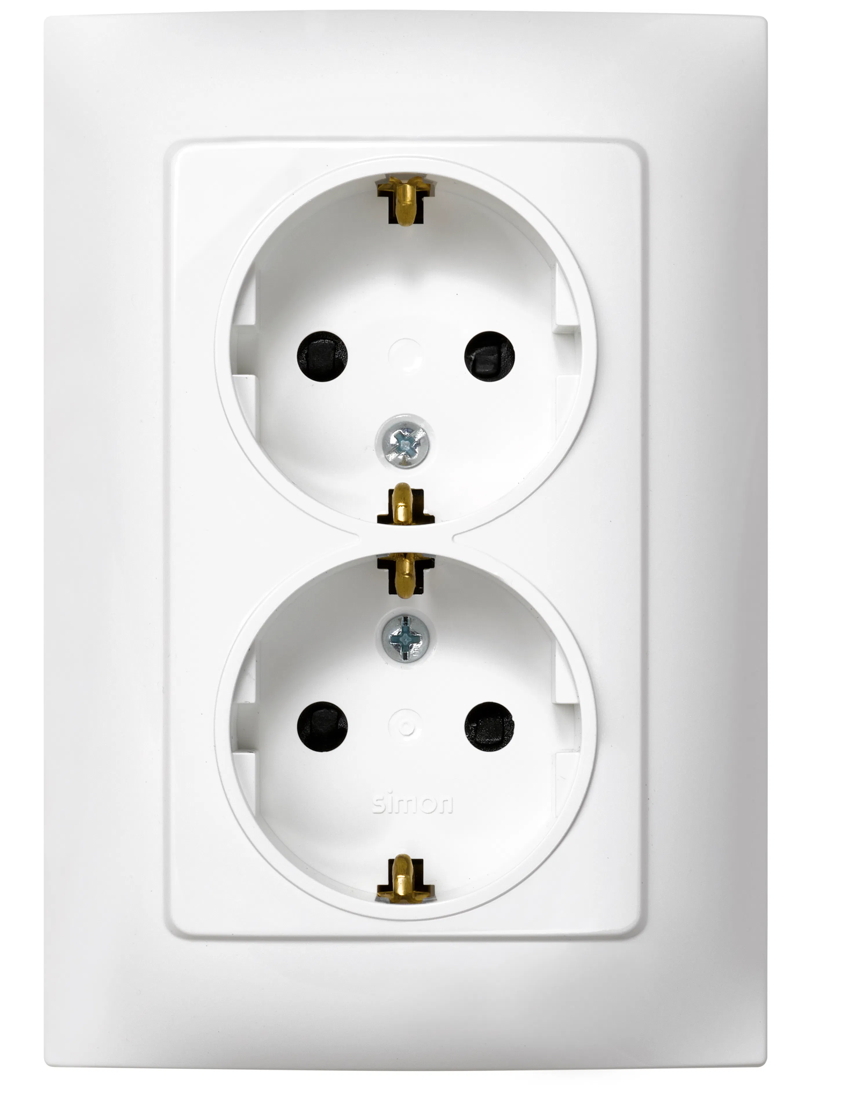 BASE ENCHUFE EMPOTRAR BLANCO DOBLE F1091459030 SIMON 16 A