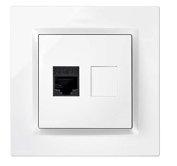 TOMA RJ45 CAT 5E BLANCO F1090598030 SIMON 16 A