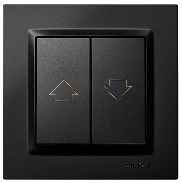 CONMUTADOR PERSINAS NEGRO F1090333038 SIMON 100X40X120