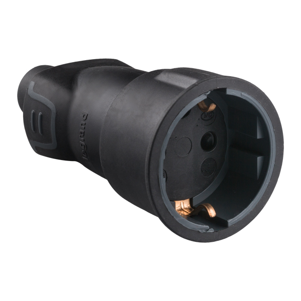 ENCHUFE GOMA NEGRO 50197 LEGRAND 16 A