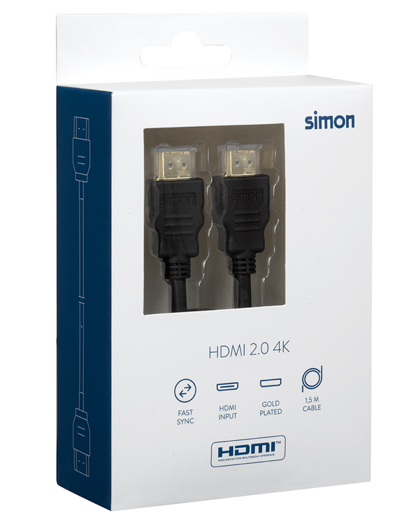 CABLE HDMI 2.0 4K MU222215 SIMON 1,50 M
