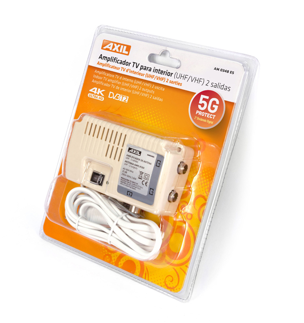 AMPLIFICADOR ANTENA TV 5G AM0348E5 AXIL -