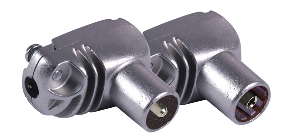 CONECTOR TV ACODADO M/H METALI 437601 TELEVES -