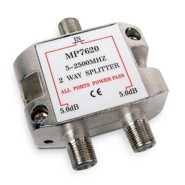 DISTRIBUIDOR ANTENA COAXIAL 1 ENT/2 SAL 5DB MP7620E AXIL -