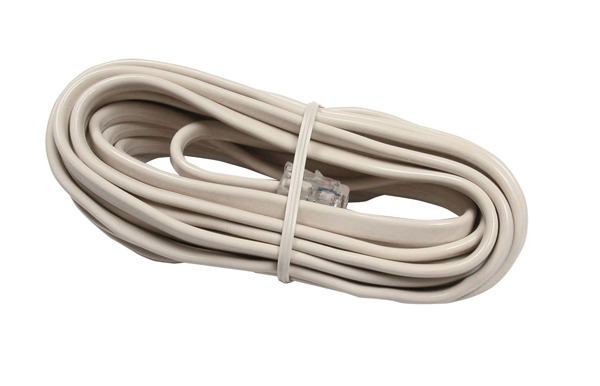 CABLE TELEFONIA M-M LISO MARFIL TL0073E AXIL 4 M