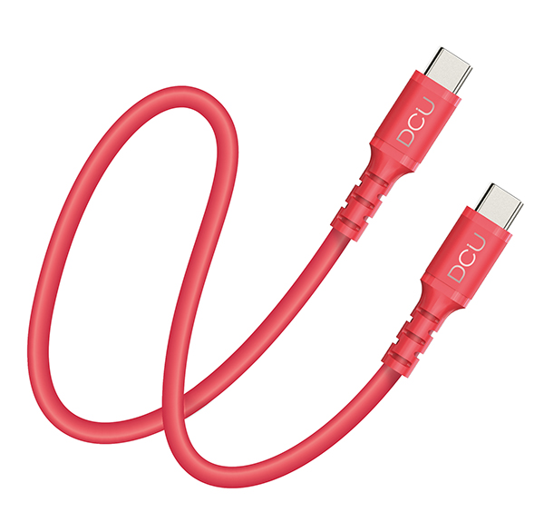 CABLE CONEXION SILICONE USB C / USB C 30402080 DCU 1 M