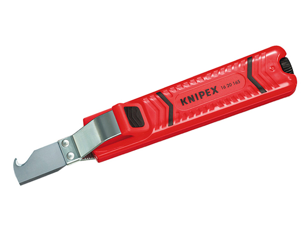 CUCHILLO CABLE 8-28MM C/GANCHO 16.20.165SB KNIPEX 165 MM