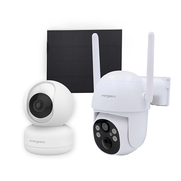 CAMARA IP 4G EXTER. SOLAR 4MP/ULT HD 2K PATROL II EG-PCIP01 ENERGEEKS 1440 P