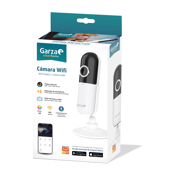 CAMARA IP WIFI INTERIOR FIJA 401269 GARZA 1080 P
