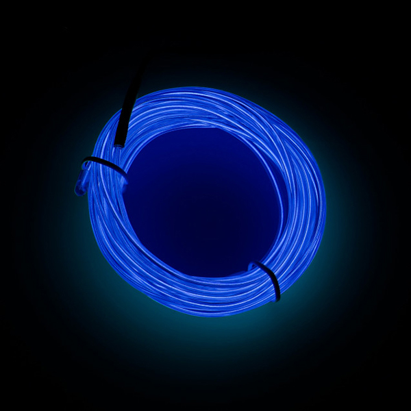 TIRA LED NEON AZUL A PILAS BXLEDNEON5A KSIX 5 M