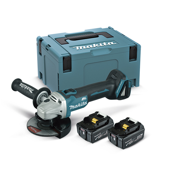 AMOLADORA MINI BAT 125MM 2B 4AH DGA504RMJ MAKITA 18 V